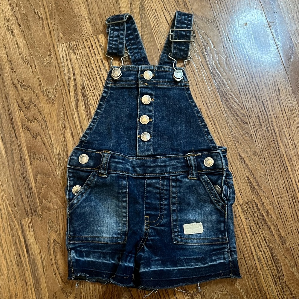 7 for all mankind Denim shortalls